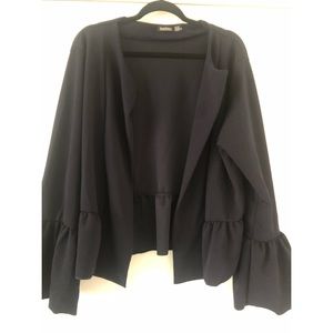 Navy Peplum Jacket/Blazer